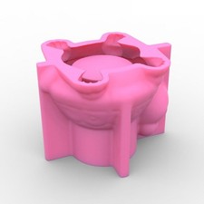 3D Mädchen Schildkröte Form Silikonform Gelform Beton Pflanzgefäß für Topf