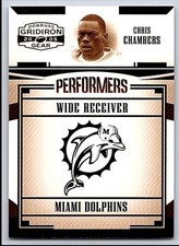 2005 Donruss Gridiron Gear Performers  Chris Chambers P-7 243/500