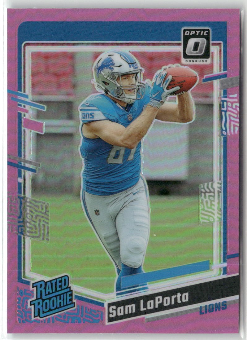 2023 Donruss Optic #237 Sam LaPorta Pink