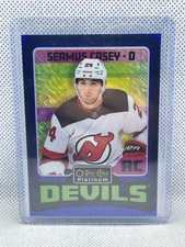 2024-25 O-Pee-Chee Platinum Seamus Casey Retro Rookie Blue Luster #57/100
