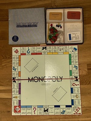 Monopoly Silber Edition 1961 - Spiele Schmidt - Geld Fehlt Karten Vollständig