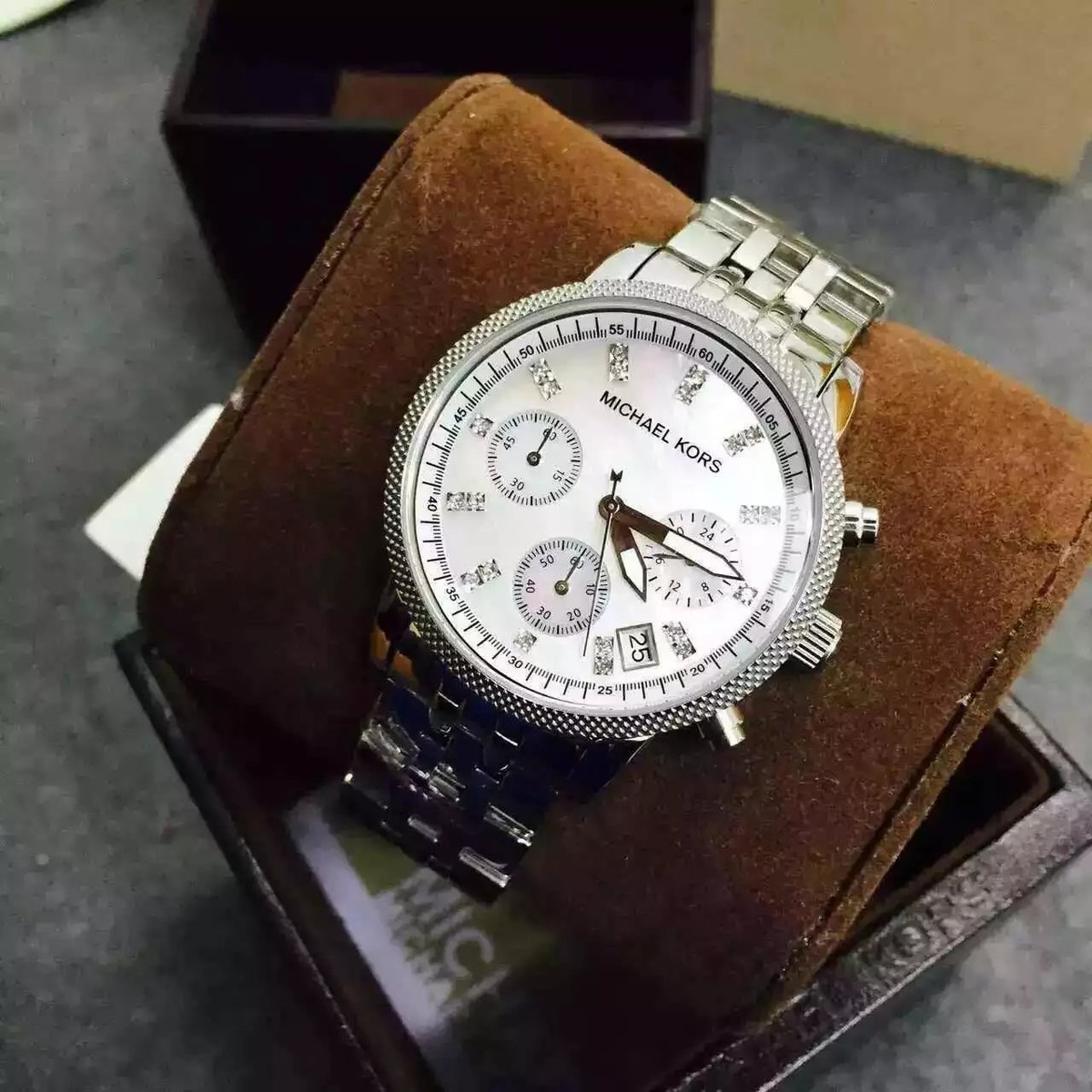 Michael Kors Ritz Silver-Tone MK5020 Wrist Watch for Women
