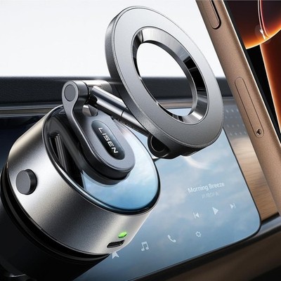 LISEN MagSafe Auto Handyhalterung Elektrischer Vakuum Saugnapf NEU