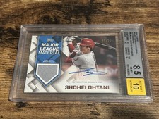 Shohei Ohtani 2022 Topps Major League Material Auto /25 BGS 8.5 Auto 10 Angels