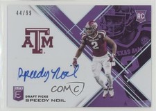 2017 Panini Elite Draft Picks Aspirations Purple 44/99 Speedy Noil #195 Auto fm0