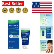 Dermatologist-Developed Acne Cleanser with 5 Benzoyl Peroxide - 4 oz Bottle