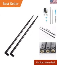 1.3ft Dual Band WiFi Antenna 10dBi - Omni Directional for Enhanced Connection