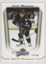 2005-06 Upper Deck MVP MVP Platinum 13/25 Scott Thornton #326 05u8