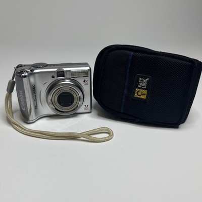 Canon PowerShot A560 7.1MP Digital Camera Silver Tested