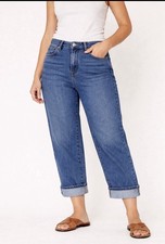 Universal Thread Barrel Leg Jeans Size 4 Mid Rise Light Wash Womens Denim