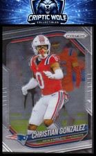 2025 Panini Prizm #176 Christian Gonzalez New England Patriots