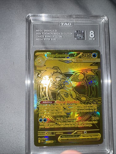 Mega Greninja ex graded TAG 8 for sale on eBay