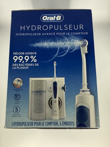 New Oral B Water Flosser Advanced Irrigator Countertop 6 Nozzles 5 Settings HTF - Bild 5 von 5