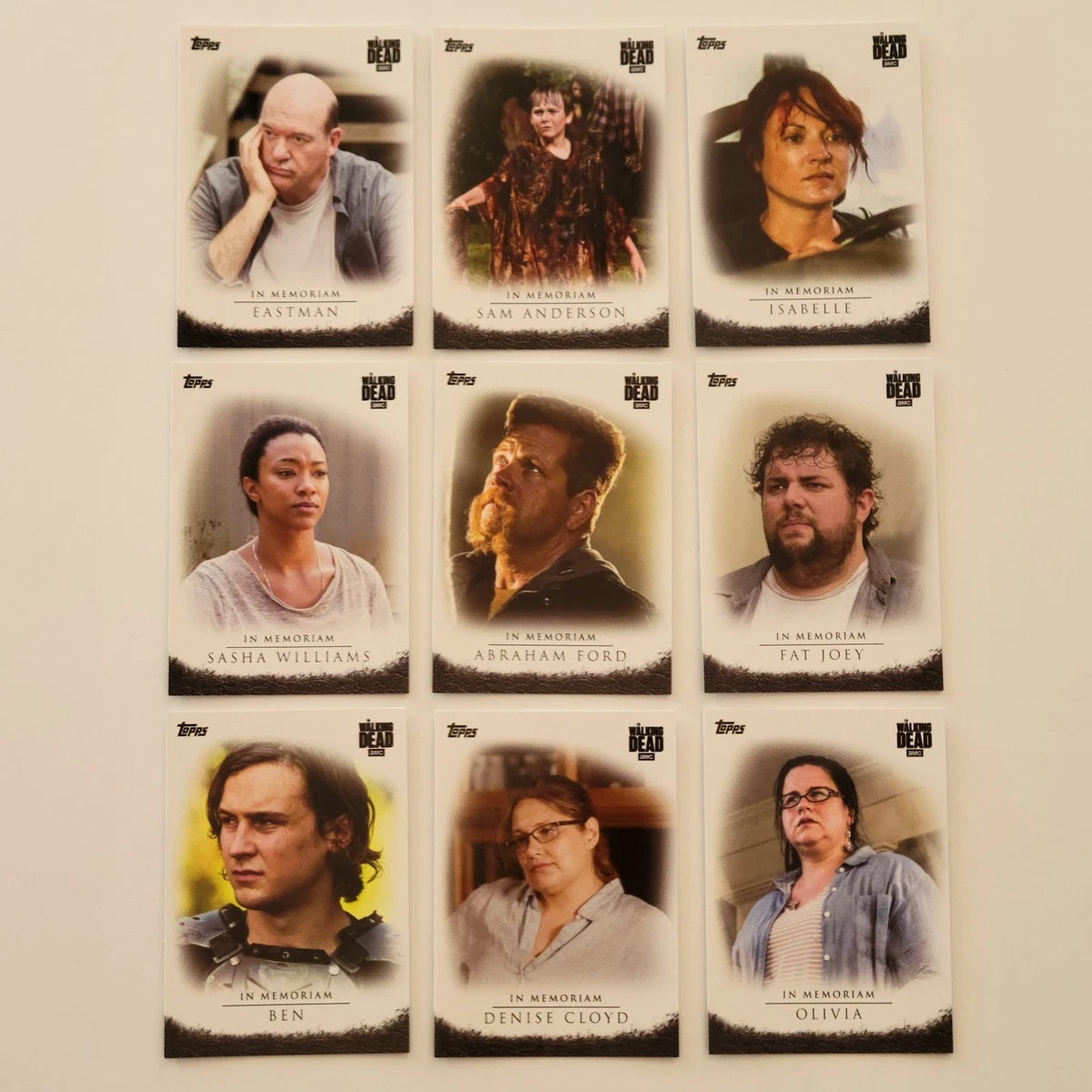 ウォーキングデッドエイブラハムメダリオン＆スケッチカード Preços baixos em Figurinhas e cartas colecionáveis The Walking