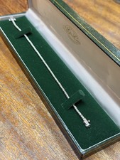 9 Karat White Gold Diamond Tennis Bracelet
