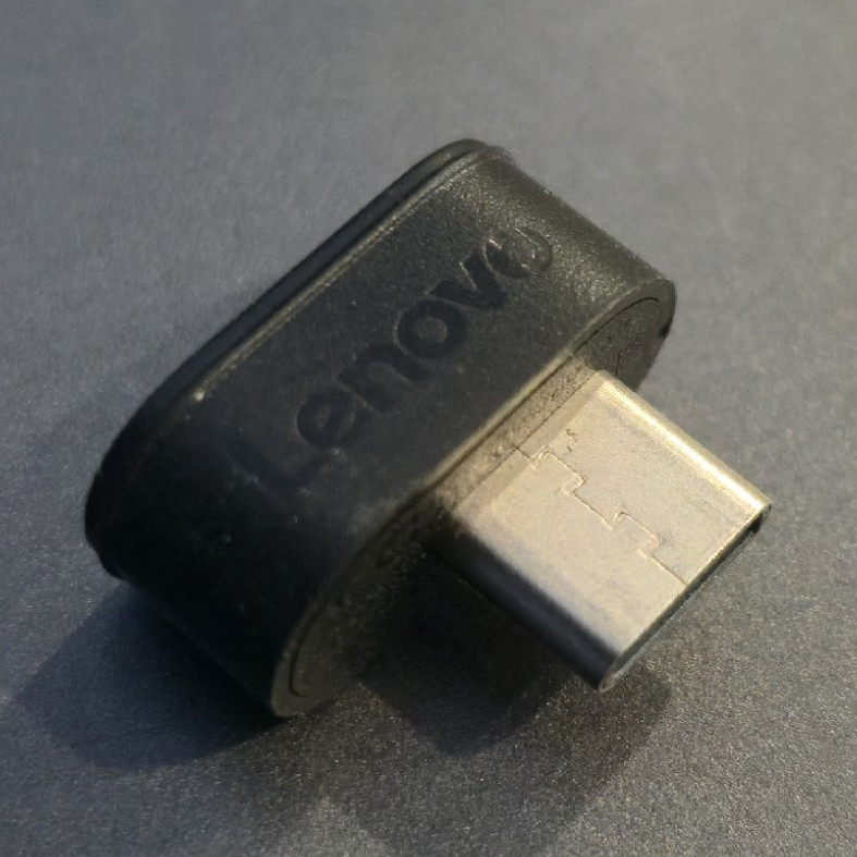 Lenovo 600 USB-C Bluetooth v5.0 Dongle Adapter for PC, Black
