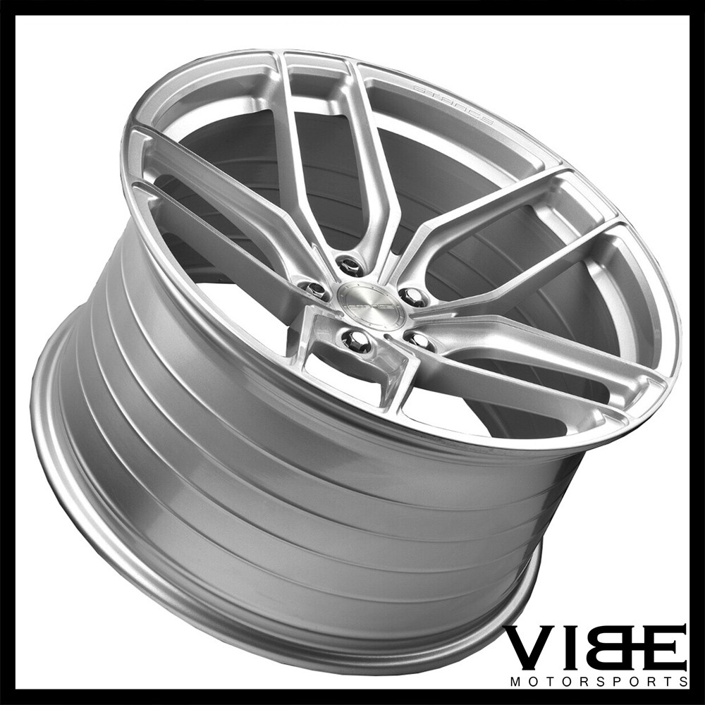 22" STANCE SF03 SILVER CONCAVE WHEELS RIMS FITS MASERATI QUATTROPORTE