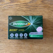 Image of Berocca Boost Energy Vitamin Tablets 20 | Acerola Cherry Flavour | 05/2027
