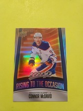 CONNER  MCDAVID  2025/26 U.D MVP HOCKEY RISING TO THE OCCASION #RD-12 OILERS