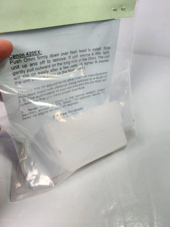 Sto-Fen Omni Bounce EX Flash Diffuser For Canon 420EX Flash Head - Image 3 of 4