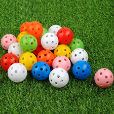Practice Golf Balls 24 Pack, 42Mm Plastic Golf Balls, Practice Golf Balls for Ba