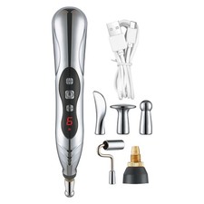 Electronic Acupuncture Massage Pen Meridian Therapy Pain Relief USB Rechargeable