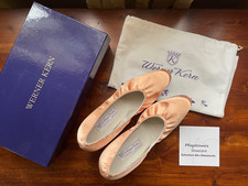 Werner Kern LAURA Ballroom Dance Shoes Satin Flesh Size 7 NEW IN BOX
