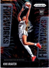 2025 Panini Prizm WNBA #13 Kiki Iriafen Fireworks