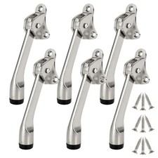 6 Pack Kickdown Door Stop, Commercial Heavy Duty Door Stop, Door Stoppers for Bo