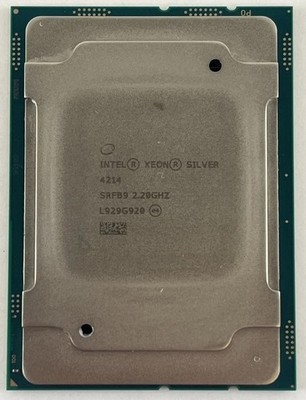 Lot Of 2  Intel Xeon Silver 4214 SRFB9 2.20GHz  12-Core LGA3647 CPU Processor