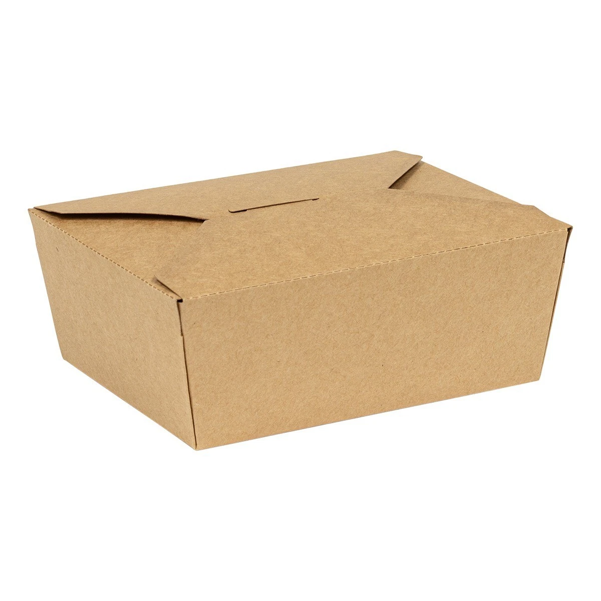 Pack of 180 Inno-Pak 194830225 Innobox Edge Kraft #1 Container Brown Box to Go