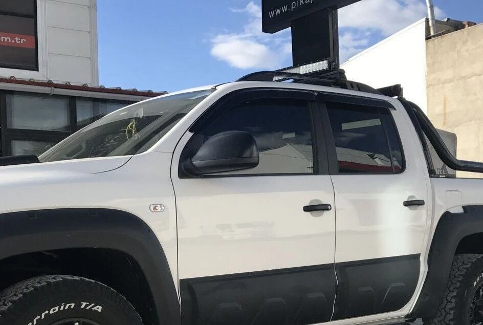 Window Visor Rain WEATHER GUARD FOR VW AMAROK PICKUP 2010-2017 - DARK SMOKE - Imagem 2 de 4