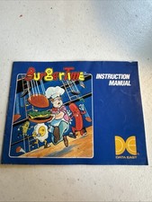 BurgerTime Nintendo Original NES Instruction Manual Only