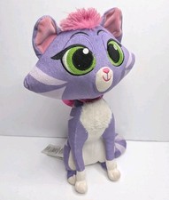 Disney Plush Puppy Dog Pals Hissy the Cat Baby Shower Nursery Bedroom Purple 12"