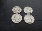Silver quarters four total 1941.1942 1948 1948