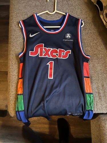James Harden 76ers City Jersey Damaged