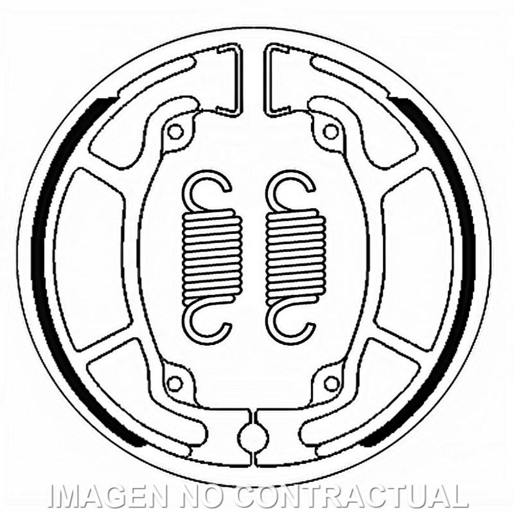 Brake Shoes for HONDA CBF 250 2004-2006 Rear SBS - Image 13