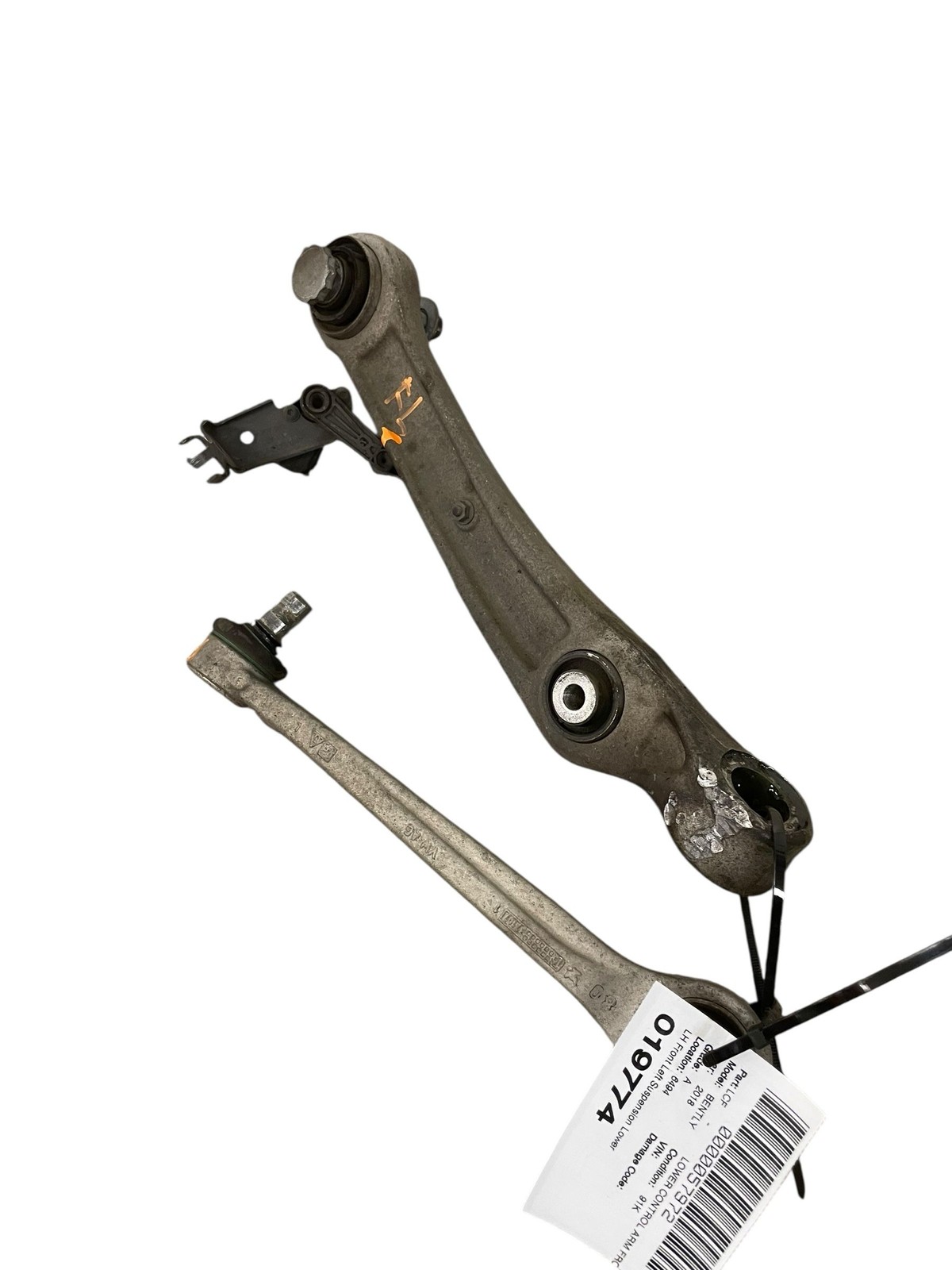 2015-2020 BENTLEY BENTAYGA OEM Front Left Suspension Lower Control Arm Set (2)