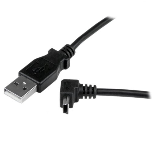 StarTech.com 1m Mini USB Cable Cord - A to Up Angle Mini B - Up Angled Mini USB - Picture 2 of 8
