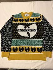 Wu Tang Clan Ugly Christmas Sweater by Live Nation Men  s Sz Med