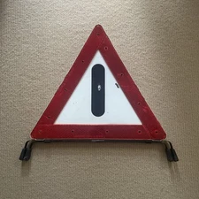 Vintage Mercedes Benz WARNING TRIANGLE EURO W123 W126 W201 W124 ETC