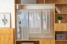 Garment Bags M/oth-proof Dust Cover Coat Hanging Clothes Storage Bag Premium ...