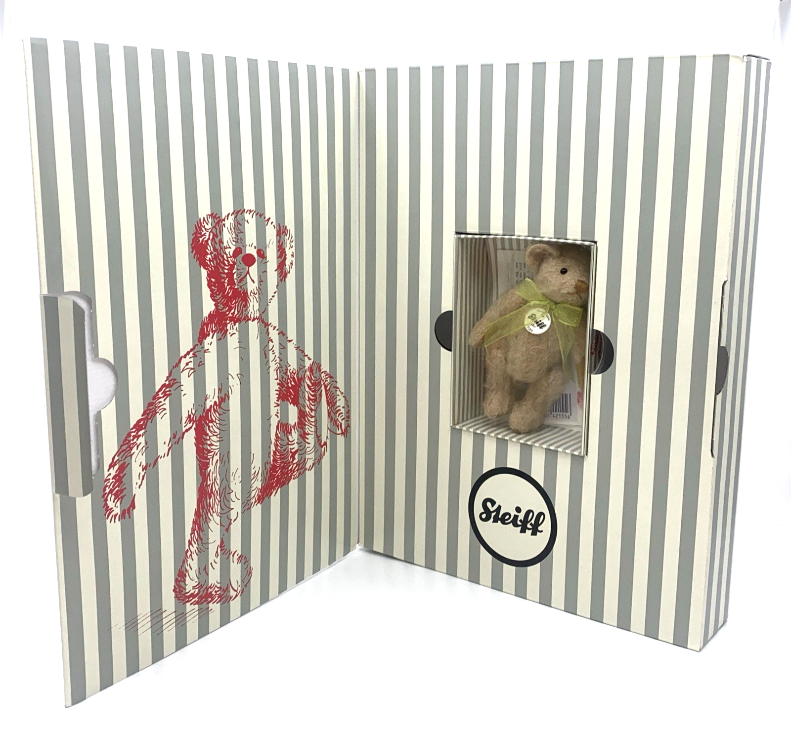 Steiff 2019 Club Gift  Bear 10cm Light Beige Mohair Box + COA EAN:421556