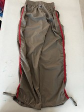 Five Damcewear Pants Gray with Red Stripe YXL. Wide Leg with String and Pockets