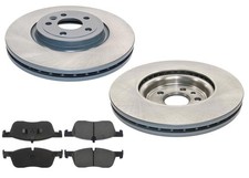 Front Coated 325MM Disc Brake Rotors & Pads for Jaguar F-Pace 2017-2020 2.0L