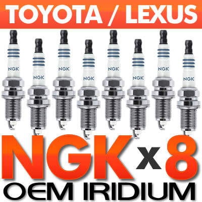 IRIDIUM SPARK PLUG X 8  GENUINE OEM NGK  8 Cylinder V8 Set 
