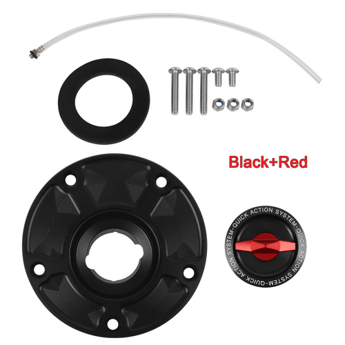 Keyless Fuel Gas Tank Cap CNC For Kawasaki Z1000/SX/R 2007-20 NINJA ZX-10R ZX-6R - Picture 2 of 12