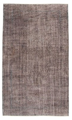 Vintage Hand-Knotted Area Rug 5'5'' x 9'2'' Traditional Wool Carpet