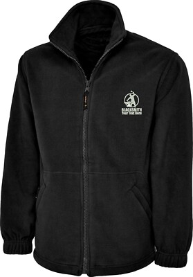 Personalisierte Schmied Reißverschluss Fleece Metallarbeiter Schmiede Handarbeit Arbeitskleidung Top
