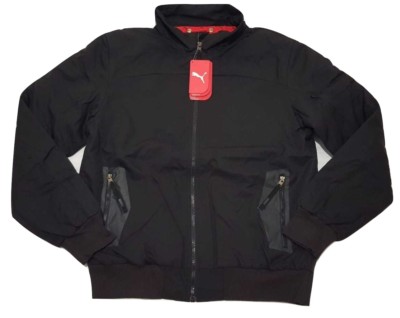 Puma Herren Freizeit Trainingsjacke durchgehender Reißverschluss Winter Mantel Oberteil Small Medium/schwarz